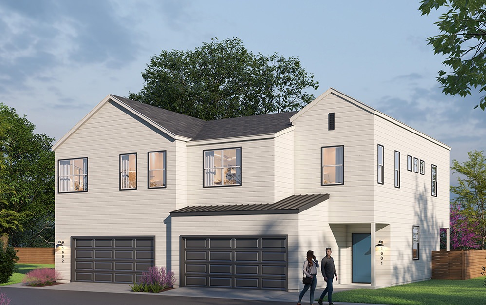 F3 - 3 bedroom floorplan layout with 2.5 baths and 1441 square feet. (Duplex 3A)